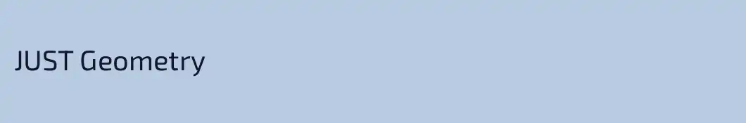 JUST Geometry